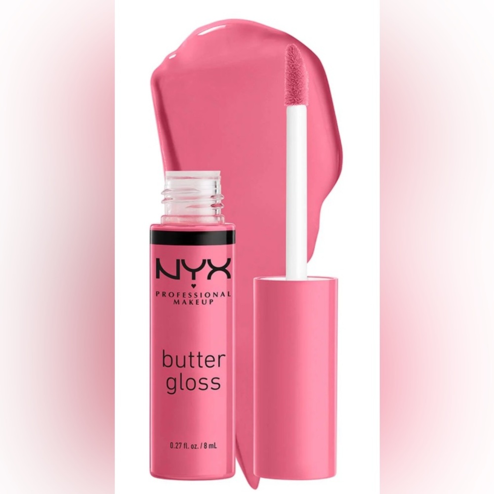 NYX set of 2 Butter Gloss in Crème Brûlée and Vanilla Cream Pie